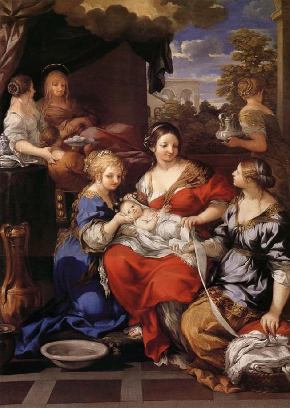 Pietro da Cortona La Nativite de la Vierge oil painting picture